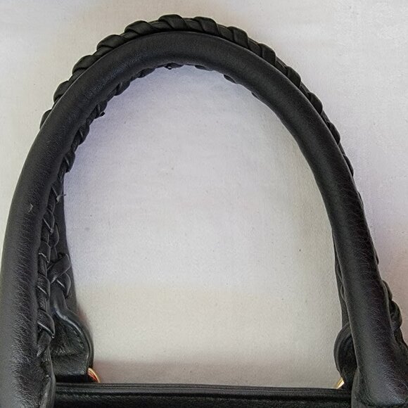 Moda Luxe Gray Tote Faux Leather Suede Purse Satchel - Picture 5 of 14